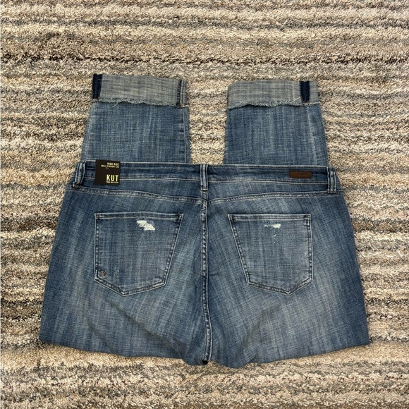 KUT From The Kloth High Rise Ankle Straight Leg Jeans Sz 24W NWT | KUT Jeans * - Picture 13 of 14